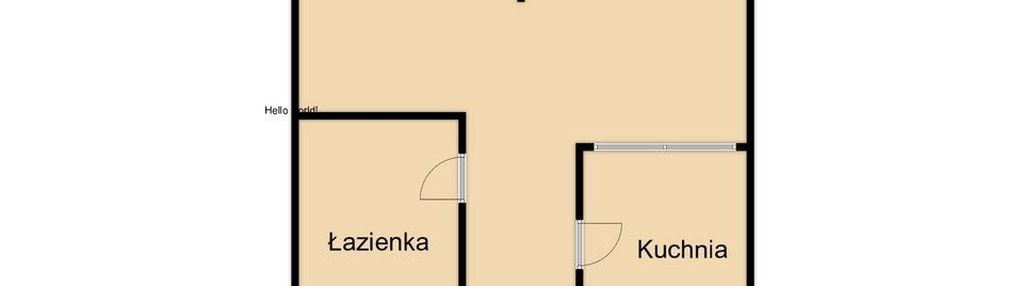Dwupokojowe mieszkanie dworcowa, 1 piętro