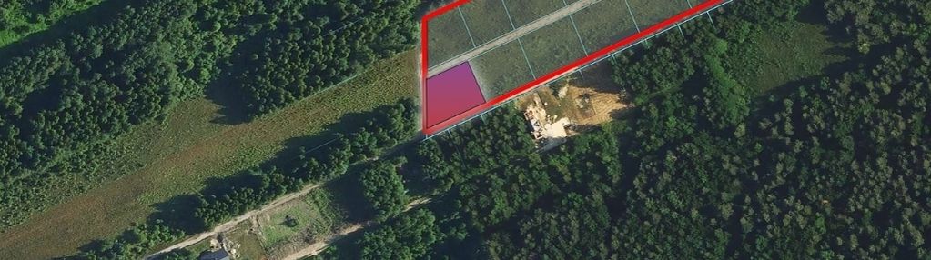 Działka budowlana 977 m², las i cisza – zakrzów