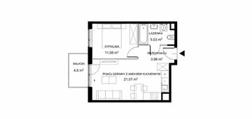 Słoneczne mieszkanie z balkonem na widzewie