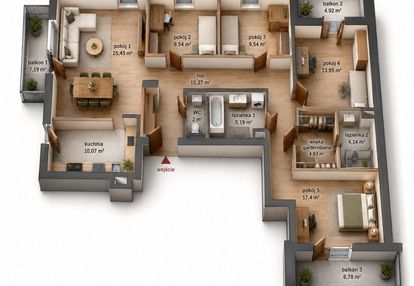 ⭐3 balkony | wkd 5 min | ostatnie sztuki! | 0%⭐
