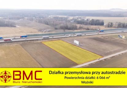 Działka przemysłowa woźniki 6066m2