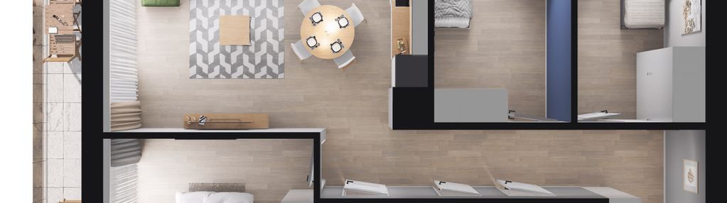 Słońce i las za oknem | południowy zachód | widok!