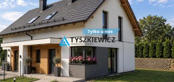 Nowy bliźniak w leśniewie. gotowy do zamieszkania.