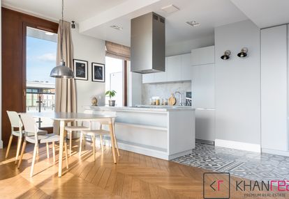 Nowoczesny apartament z tarasem , powiśle