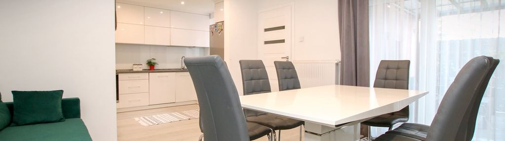 Mieszkanie z ogródkiem, budynkiem gosp. + garaże