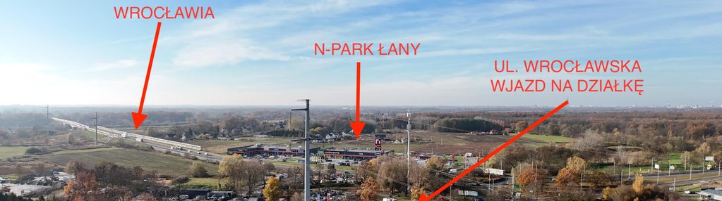 Działka usługowa okolice n-park- kamieniec wrocławski