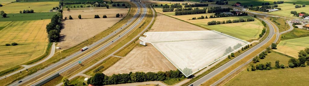 Działka inwestycyjna 2,86 ha przy s7 elbląg zachód