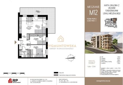Nowoczesne 3 pokoje z narożną ekspozycją –stan dew