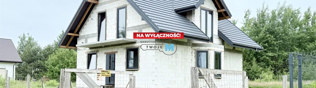 Dom w rododendronach 5 do wykończenia z działka