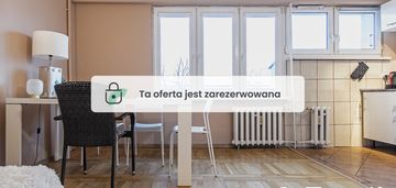 Umeblowane, 2 pokojowe mieszkanie z balkonem