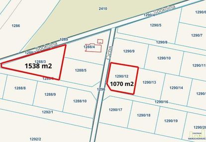 Działki na osiedlu przy lesie/pow. 1538 m2,1070 m2