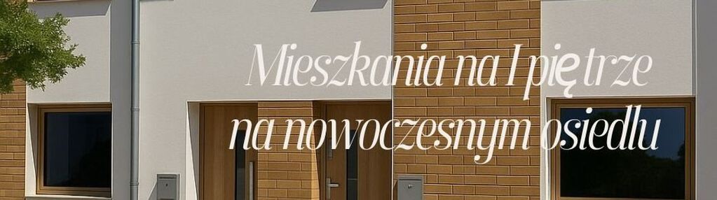 Nowe mieszkania 56 m2, syców.