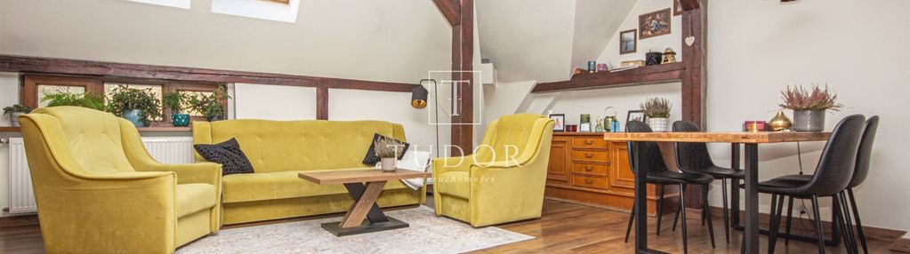 Dwupoziomowe mieszkanie przy parku, 76m, pomorzany