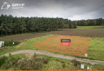 Działka budowlana 1032 m2|dębnica kaszubska