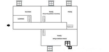 3 pokoje z opcją 4, ul. narewska/do remontu