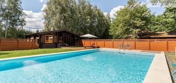 Sieraków, zatom nowy,  dom z basenem i sauną