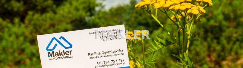 Pięknie położona działka budowlana 1220m²  reptowo