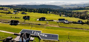 Atrakcyjna działka z widokiem na tatry i gorce