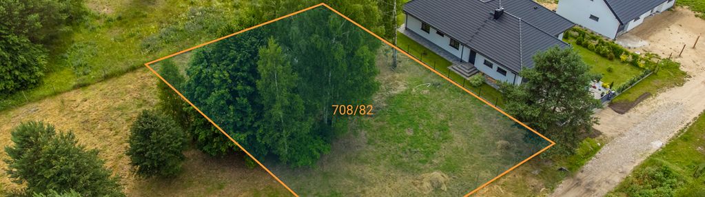 Działka budowlana na osiedlu domów jednorodzinnych