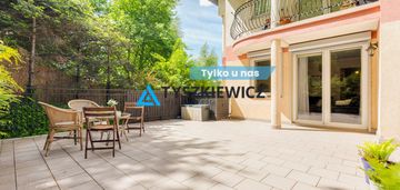 Mieszkanie 4 pokojowej z 2 tarasami i ogrodem