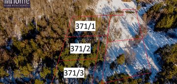 Działka 1521 m² w otoczeniu lasu – hermanówka