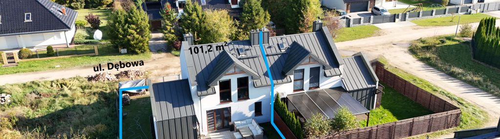 Dom wśród lasów puszczy darżlubskiej