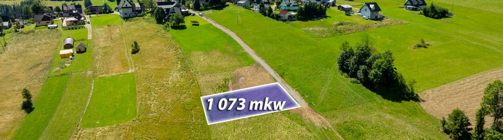 Działka budowlana leszczyny 1073m2