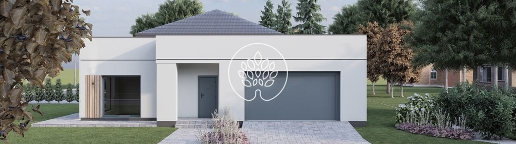 Parterowy dom na górzyskowie, bliźniak super układ