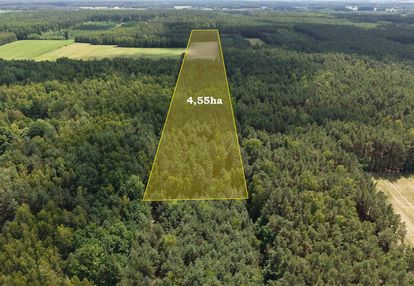 Atrakcyjna działka rolno-leśna 4,55 ha.