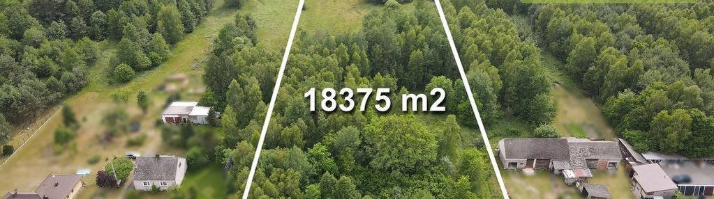 Działka o pow. 18375m², garnek gm. kłomnice