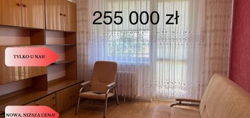 3 pokoje,parter,balkon,63m,do remontu,cena .