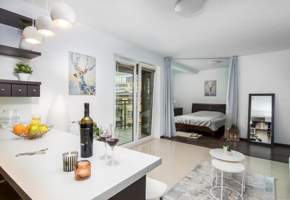 Studio 38m2 *wisła residence piwna* balkon
