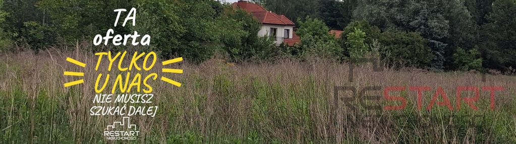 Doskonała działka łazy 1800 m2