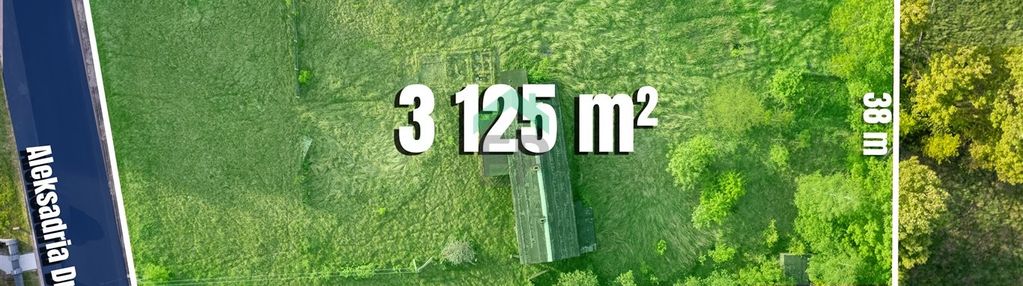 Duża działka w spokojnej okolicy