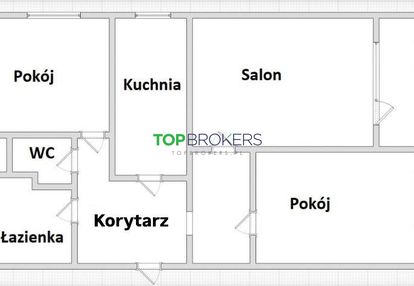 Widne 3 pokoje z oddzielną kuchnią