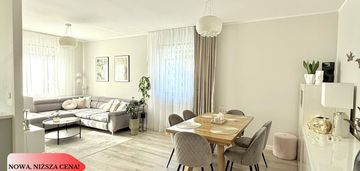 Nowoczesny apartament z dwoma balkonami oraz windą