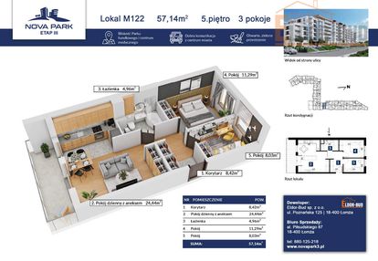 Mieszkanie z dużym potencjałem m-122
