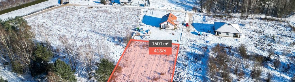 Działka 1601 m2|dębnica kaszubska