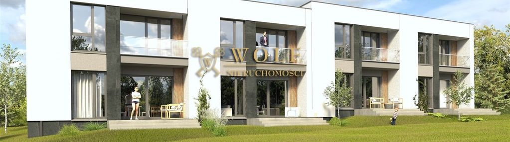 Nowoczesne domy w zabudowie szeregowej