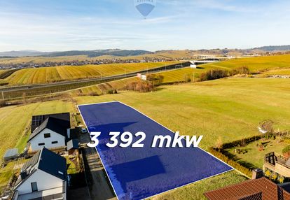 Działka budowlana 3392 m² – nowy targ, os. niwa