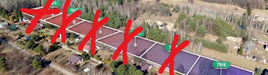 W połowie ogrodzona działka