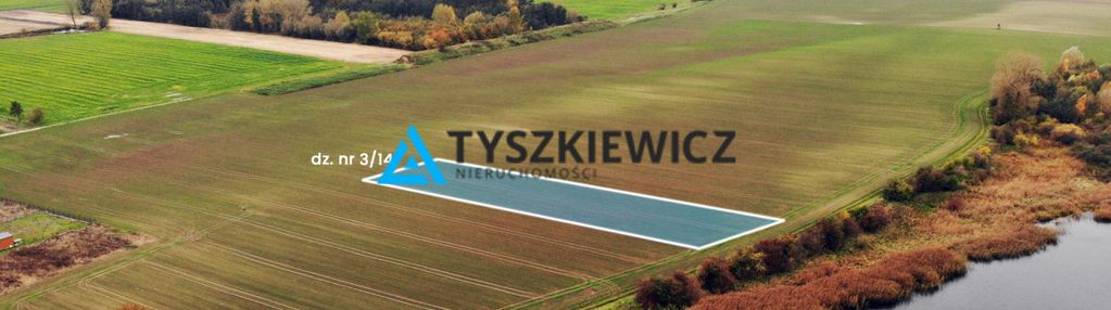 Piękna działka koło rzeki szkarpawa