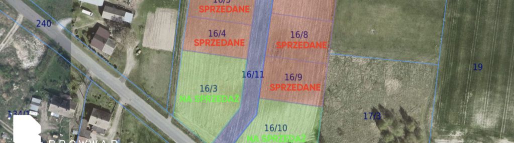 Działka budowlana na granicy milicza