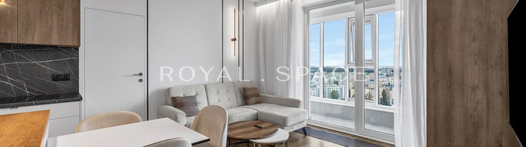 Stylowy apartament w unique tower na 23p!