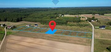 Działka budowlana blisko jeziora z mpzp.