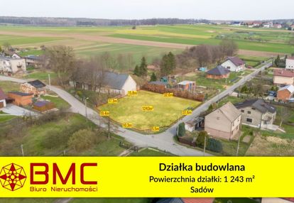 Działka budowlana sadów 1243m2