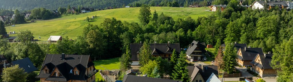 Dom z działką w kościelisku z widokiem na giewont