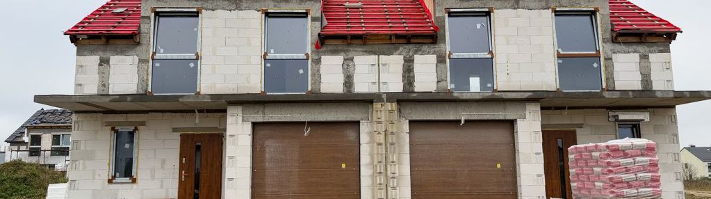 Kanalizacja, działka na własność - bliźniak