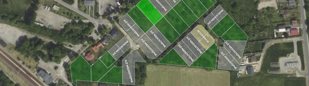 Działka budowlana koszęcin ul. dworcowa 1175m2