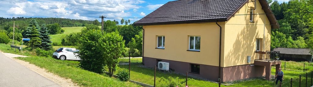 Dom w otoczeniu wzgórz i lasów/piątkowa/dubiecko